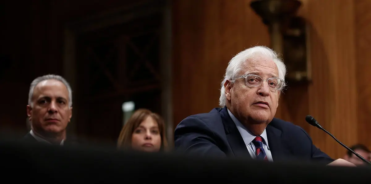 السفير الأمريكي لدى إسرائيل يهاجم السلطة الفلسطينية