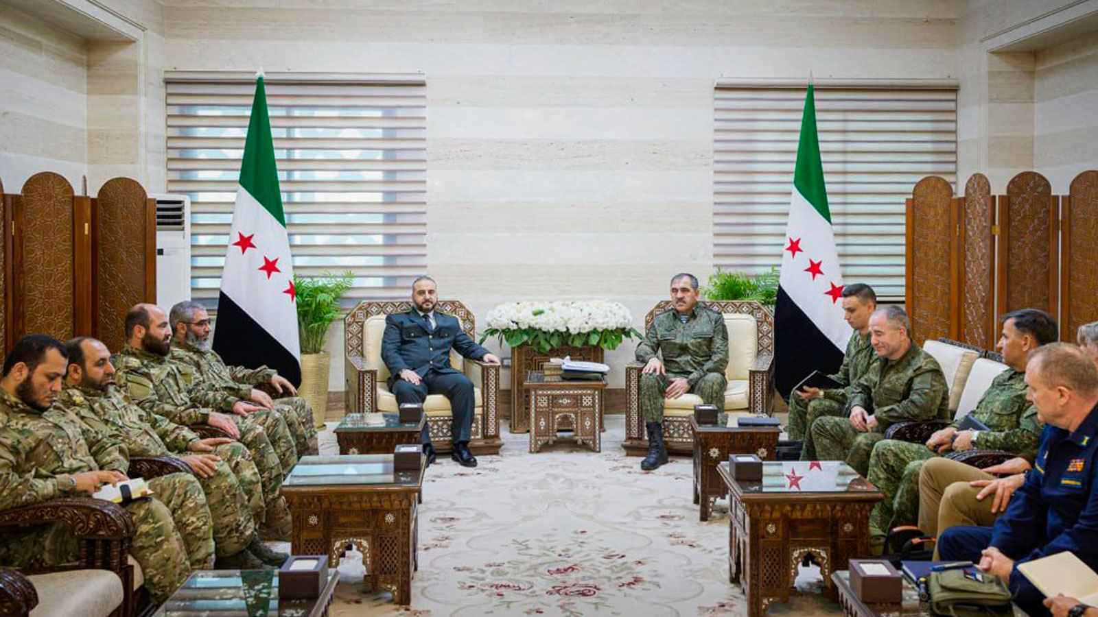 مباحثات عسكرية روسية سورية رفيعة المستوى في دمشق (صور)