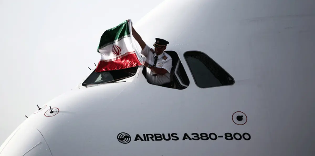 "إيرباص" تبيع إيران طائرة مستعملة (صور)