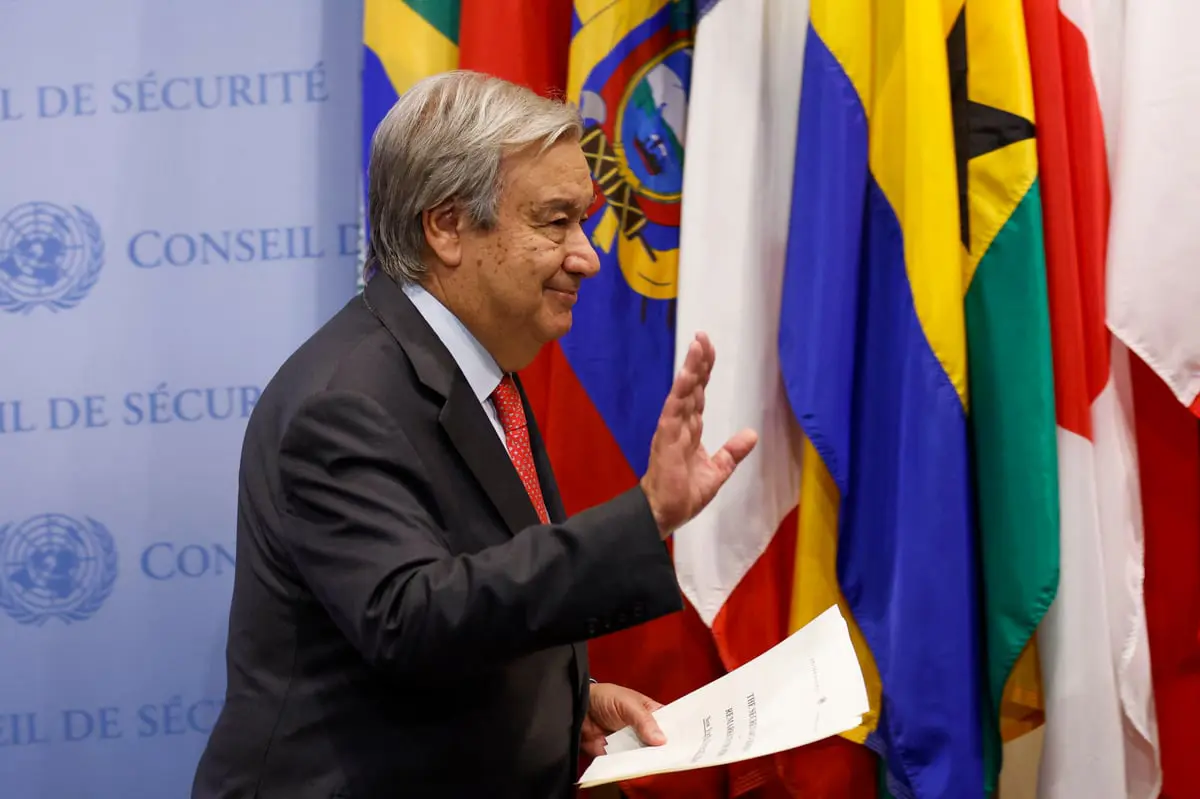 غوتيرش يبحث مع السيسي إيصال المساعدات الإنسانية إلى غزة