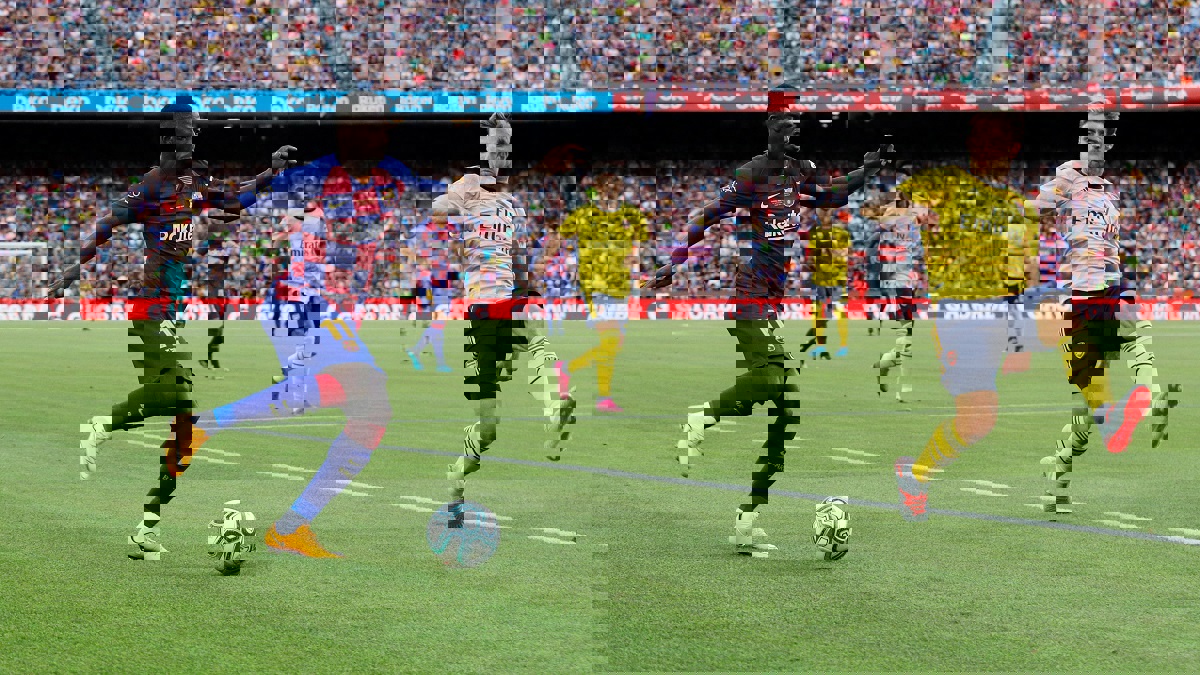 أهداف مباراة برشلونة وآرسنال.. 2/1 للفريق الكتالوني (فيديو)