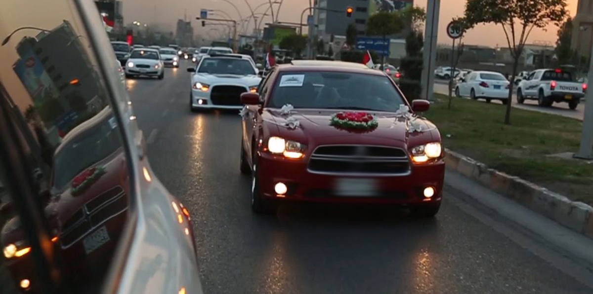 نجاة خليجي من الموت بأعجوبة خلال موكب زفاف (فيديو)