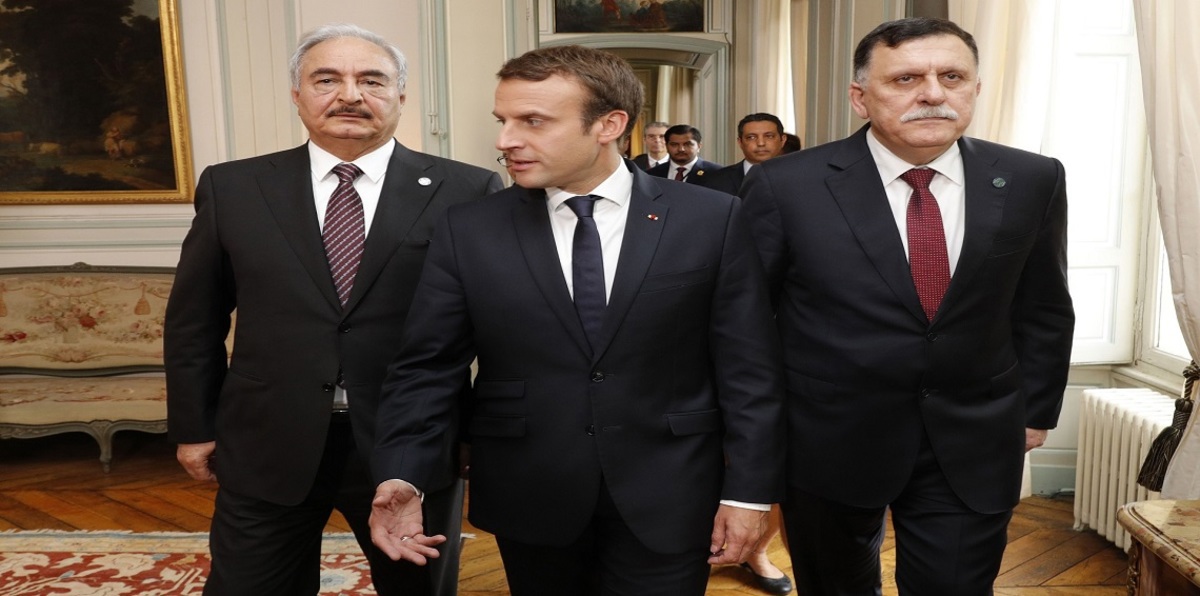 حفتر يعلن التزامه بنتائج اجتماع باريس‎ حول الأزمة الليبية