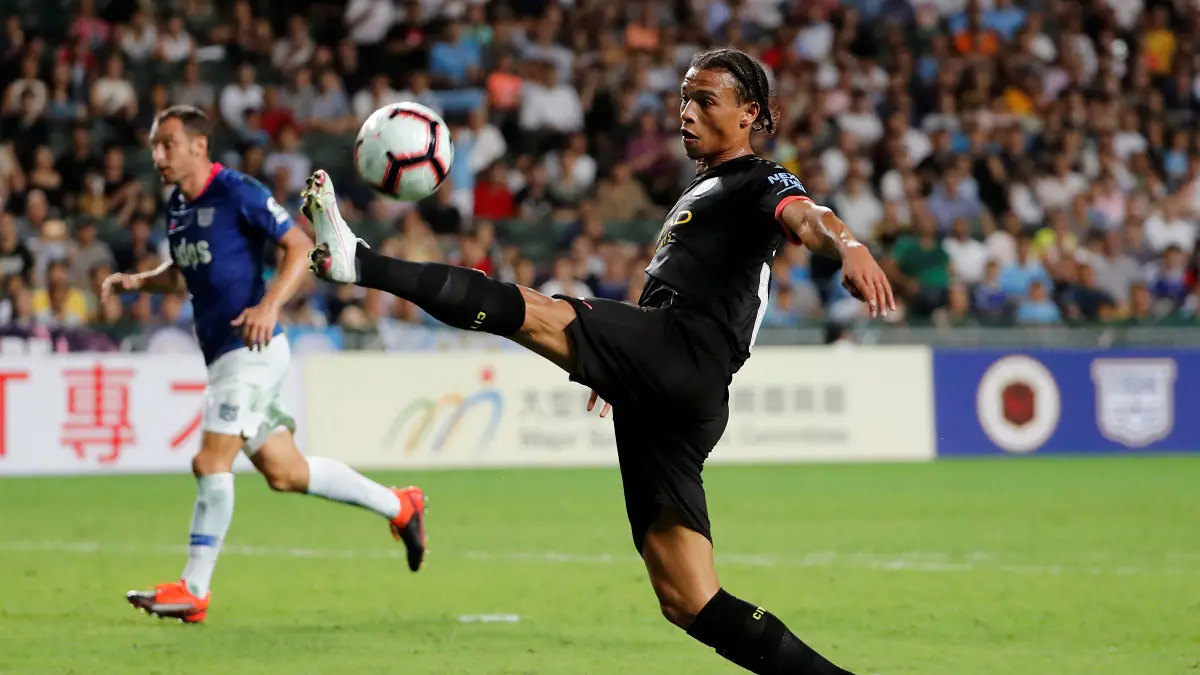 غوارديولا: مستقبل ليروي ساني ليس في يد مانشستر سيتي