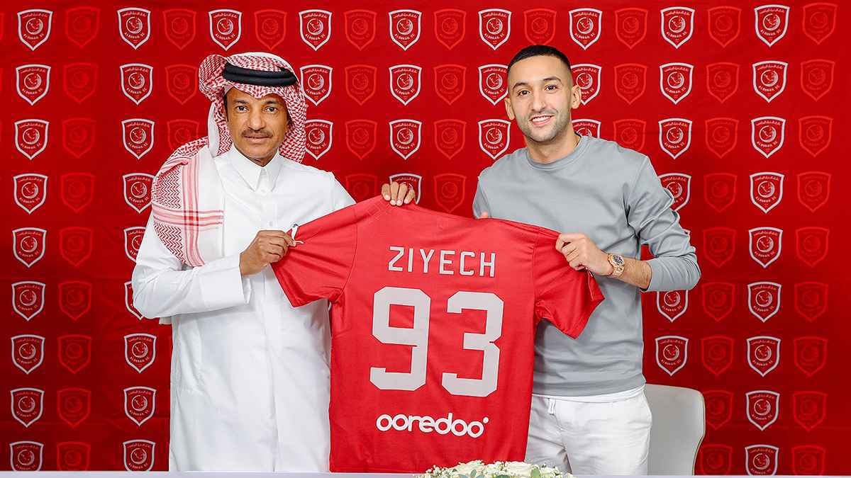 الدحيل القطري يعلن رحيل "حكيم زياش"