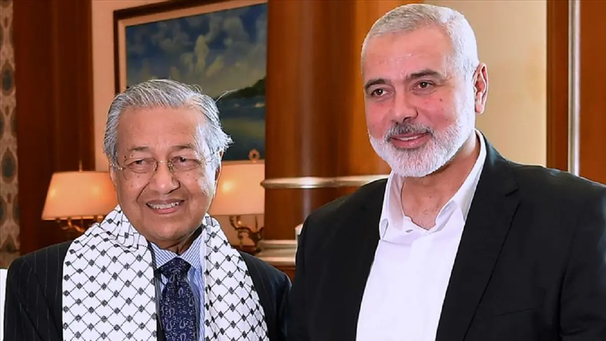 إسماعيل هنية يلتقي مهاتير محمد في كوالالمبور‎