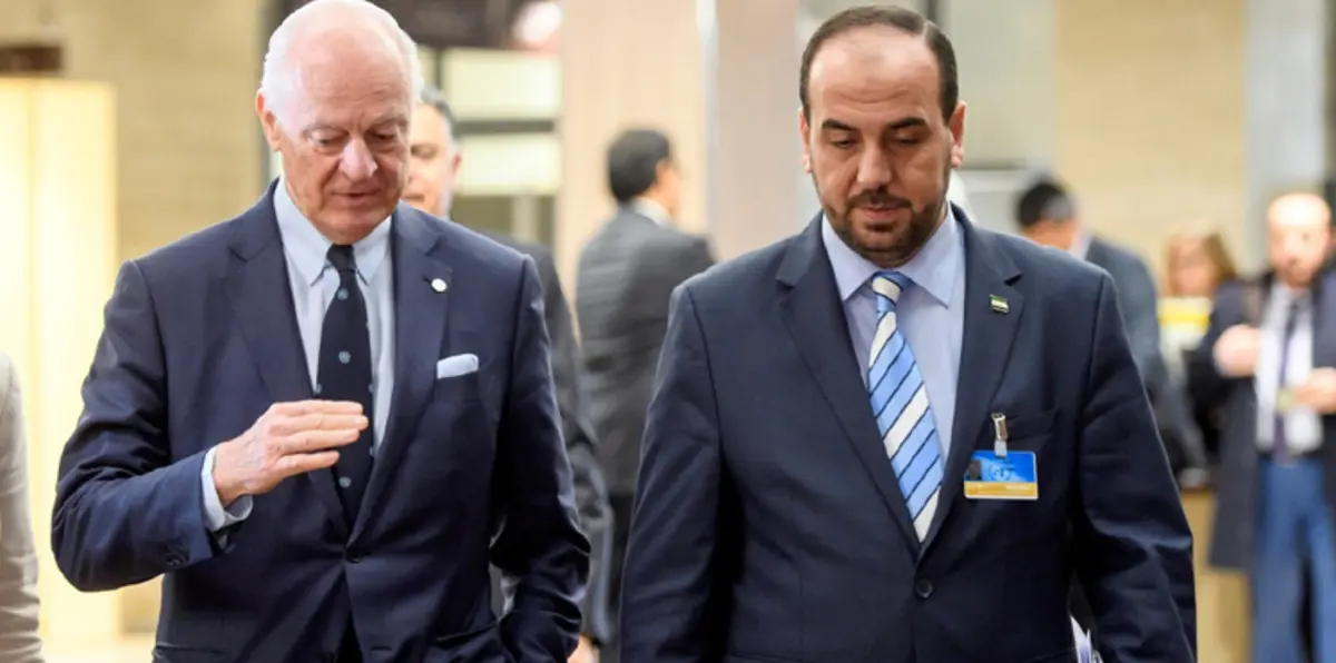 المعارضة السورية: عرضنا على دي ميستورا أفكارنا بتفصيل عن الحكم الانتقالي