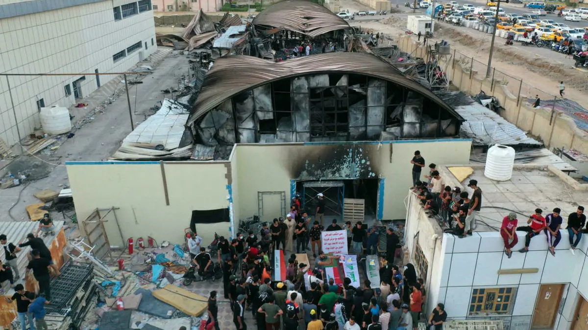 بعد حريق الناصرية‎.. استقالات بالجملة لمديري مستشفيات في جنوب العراق