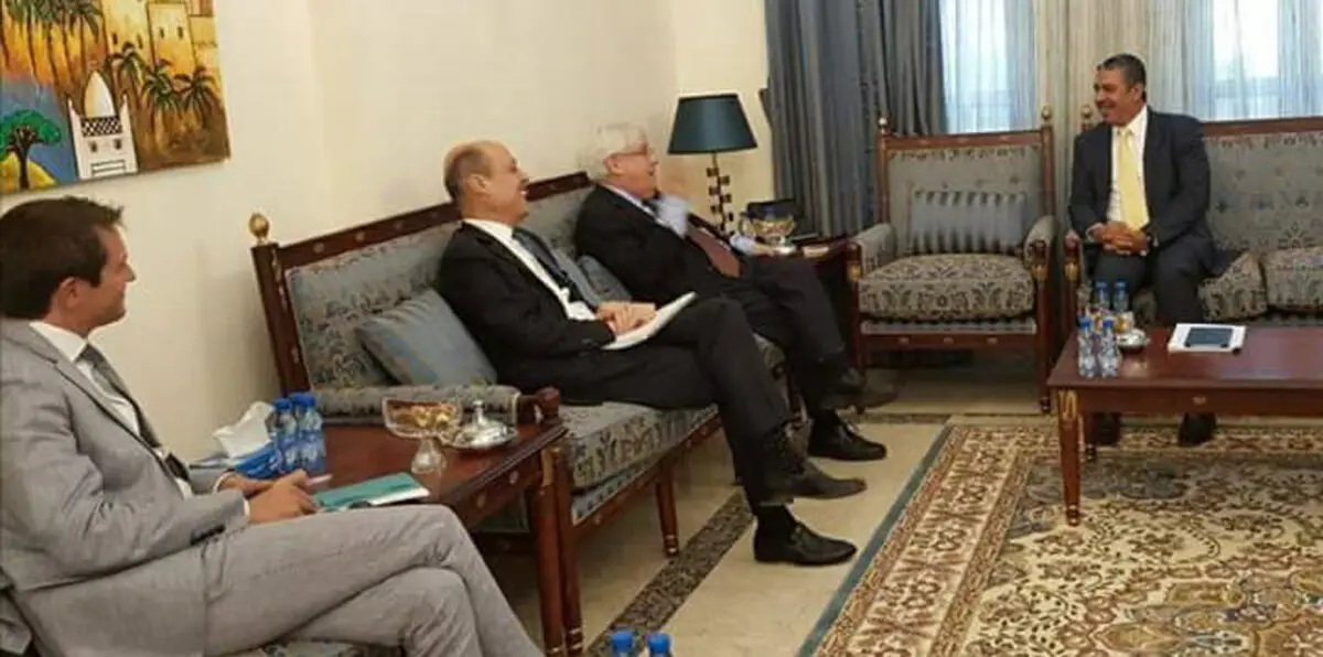 المبعوث الأممي لليمن يلتقي بحاح والمخلافي وسط مطالب بدعم "الانتقالي الجنوبي"