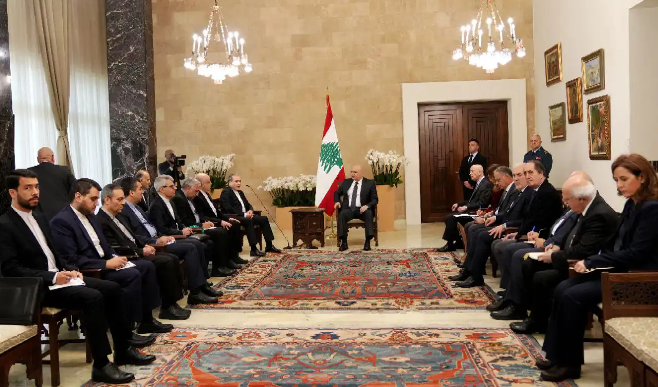 لقاء عراقجي وعون