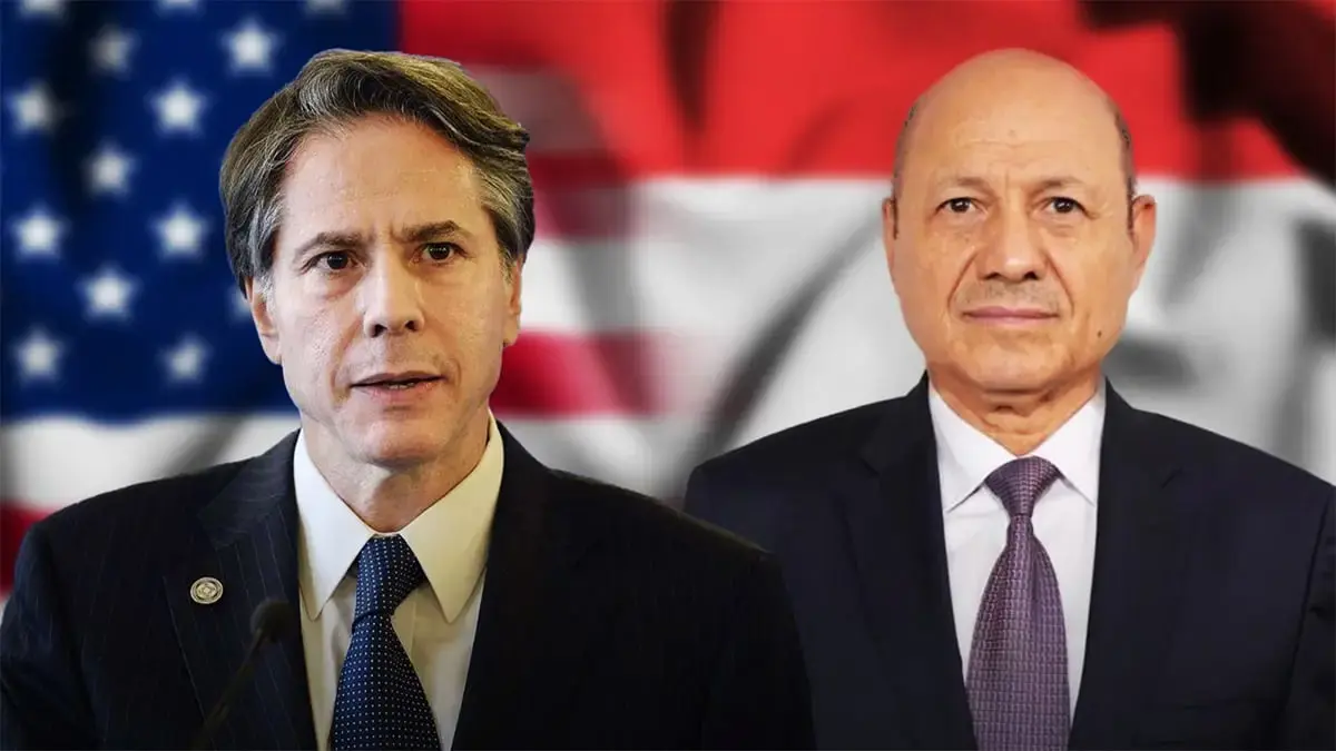 بلينكن يلتقي رشاد العليمي في نيويورك