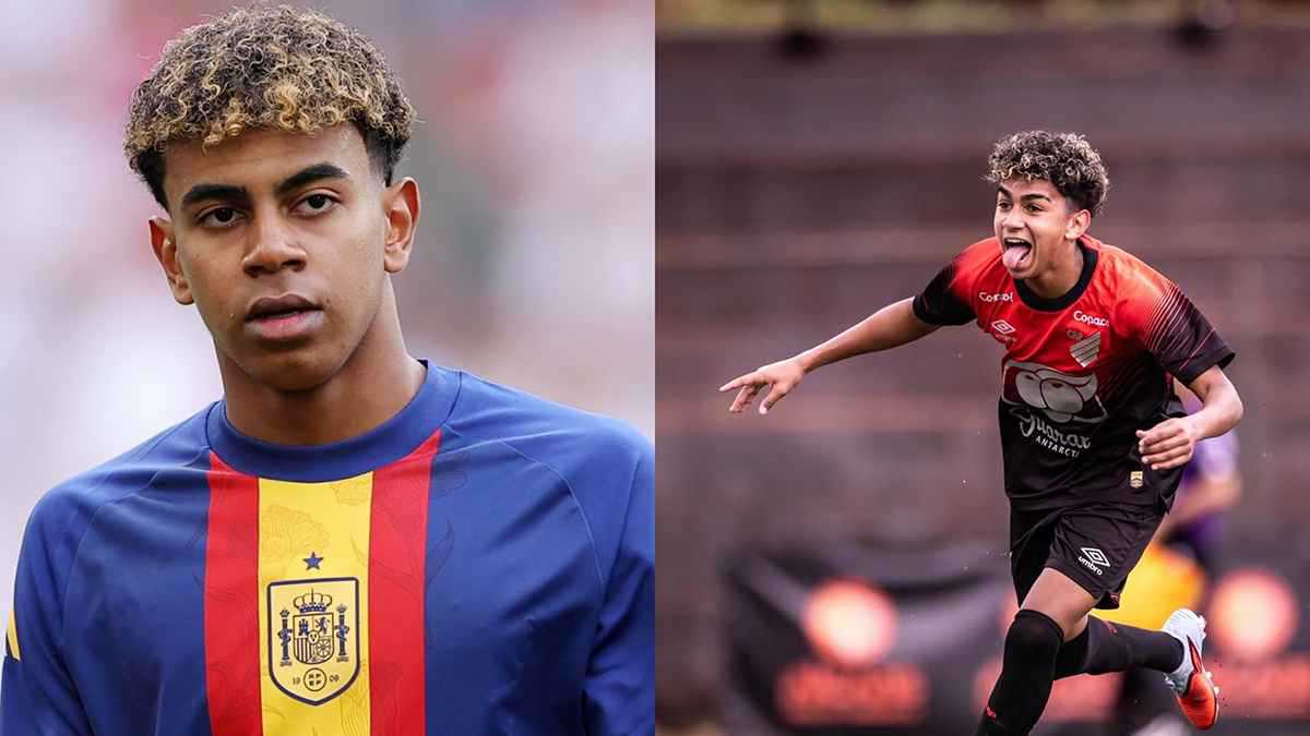 تشابه مذهل يجمع موهبة أمريكية بنجم برشلونة لامين يامال (صور) 