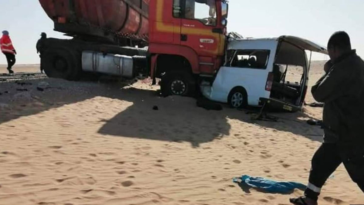 موريتانيا.. مصرع 12 شخصا في حادث سير مروع