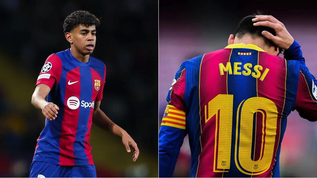 موقف برشلونة من منح لامين يامال القميص رقم 10