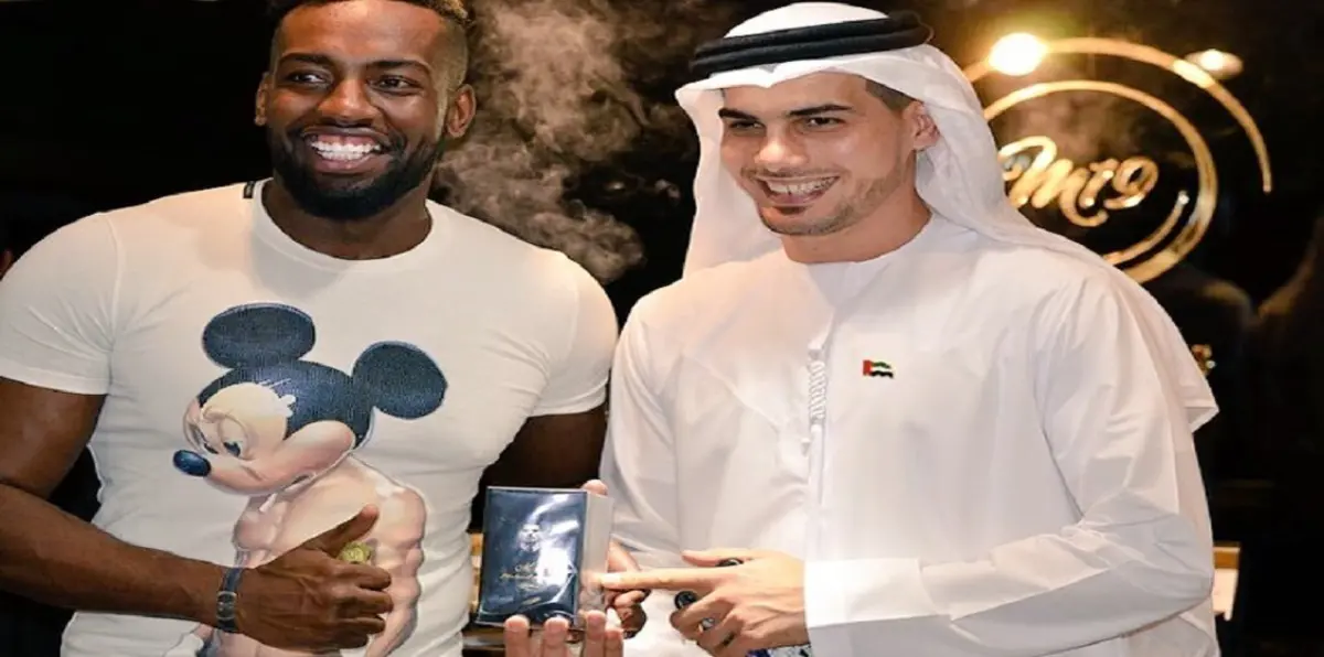 الإمارات.. مهند العنزي يفتتح خط عطور باسمه (صور)