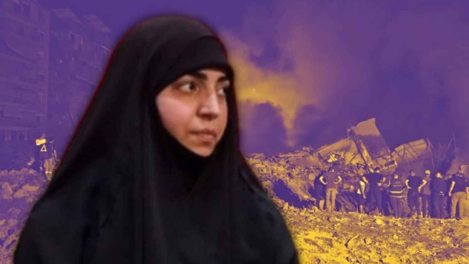 الجيش الإسرائيلي يوجه رسالة لابنة حسن نصر الله