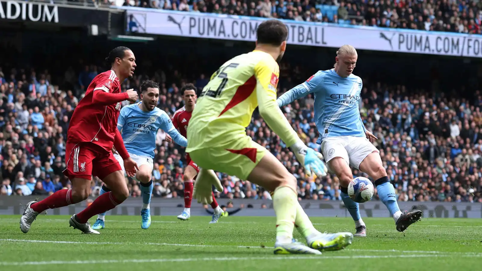 هالاند يقود مانشستر سيتي لاكتساح ليفربول وبلوغ نصف نهائي كأس الاتحاد (فيديو)