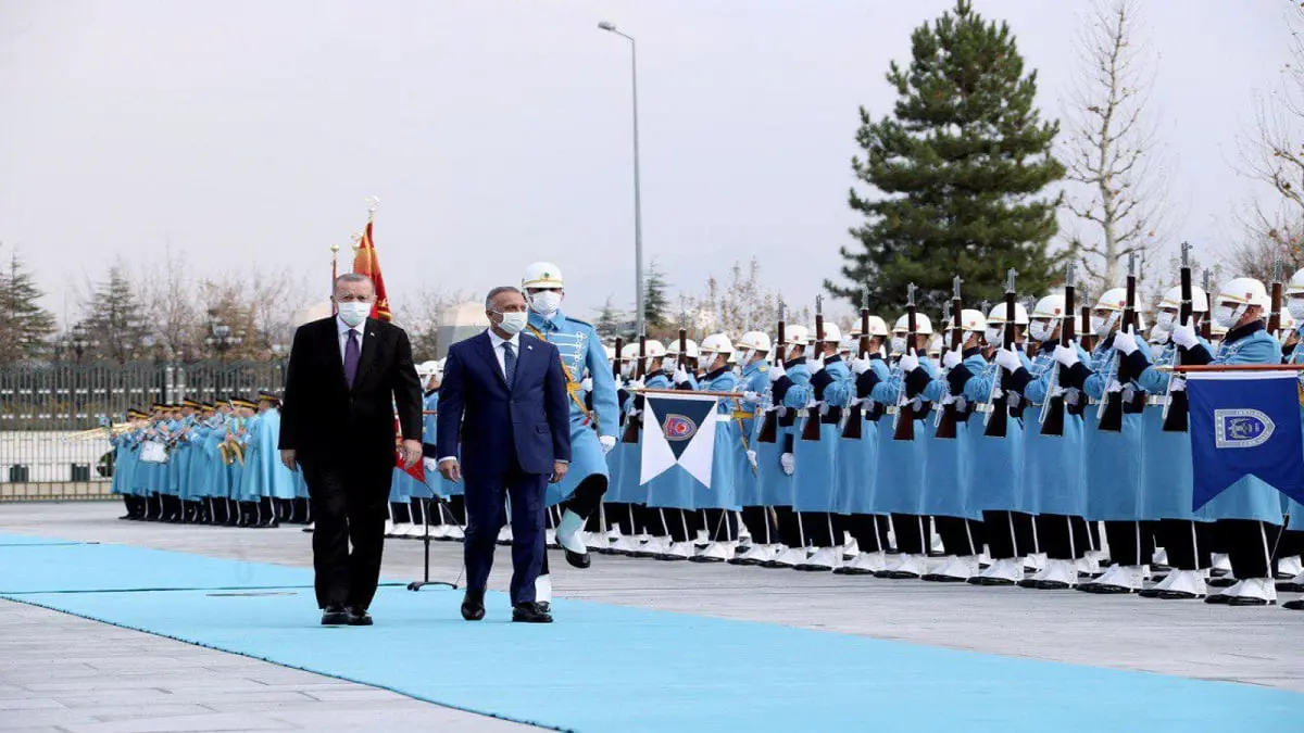 الكاظمي خلال مؤتمر صحفي مع أردوغان: العراق لن يتسامح مع أي كيان يهدد تركيا