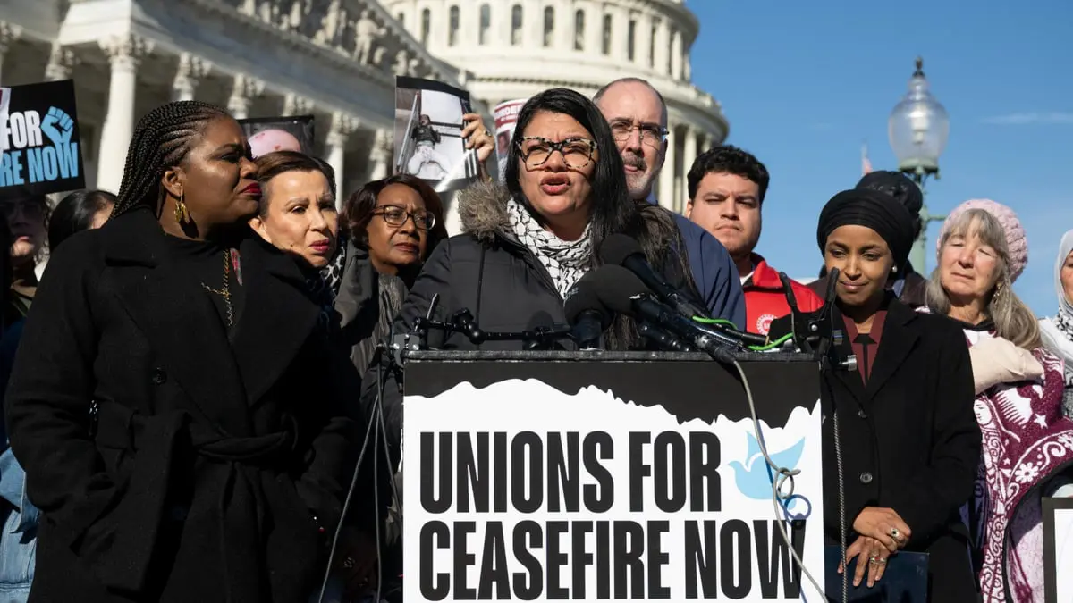 رشيدة طليب تتهم أمريكا بتمويل الجرائم الإسرائيلية في غزة