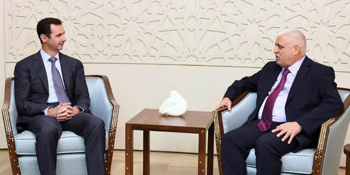 العبادي يبعث رسالة إلى الأسد يؤكد فيها على أهمية تحرير الموصل والرقة