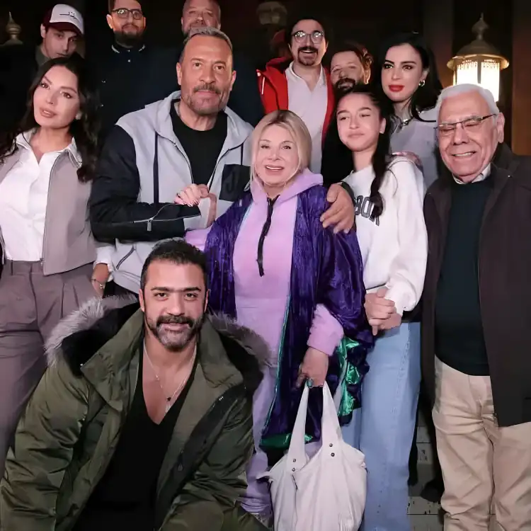 ماجد المصري مُصاب في أثناء الاحتفال بمسلسله