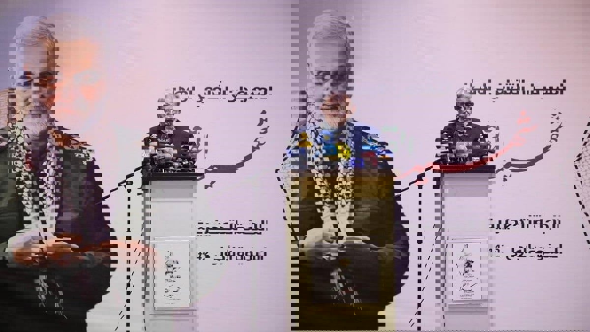 مهرجان تأبيني لقاسم سليماني في قطاع غزة (صور)