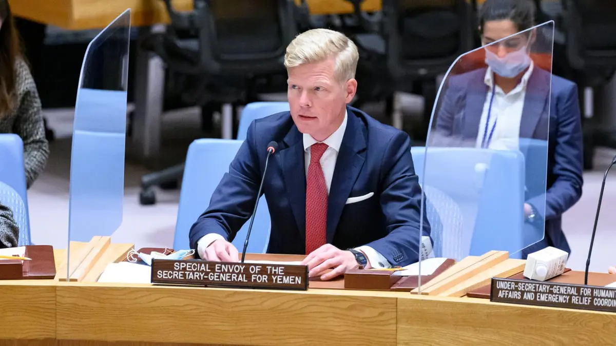 غروندبيرغ: نأسف لعدم تجديد الهدنة في اليمن
