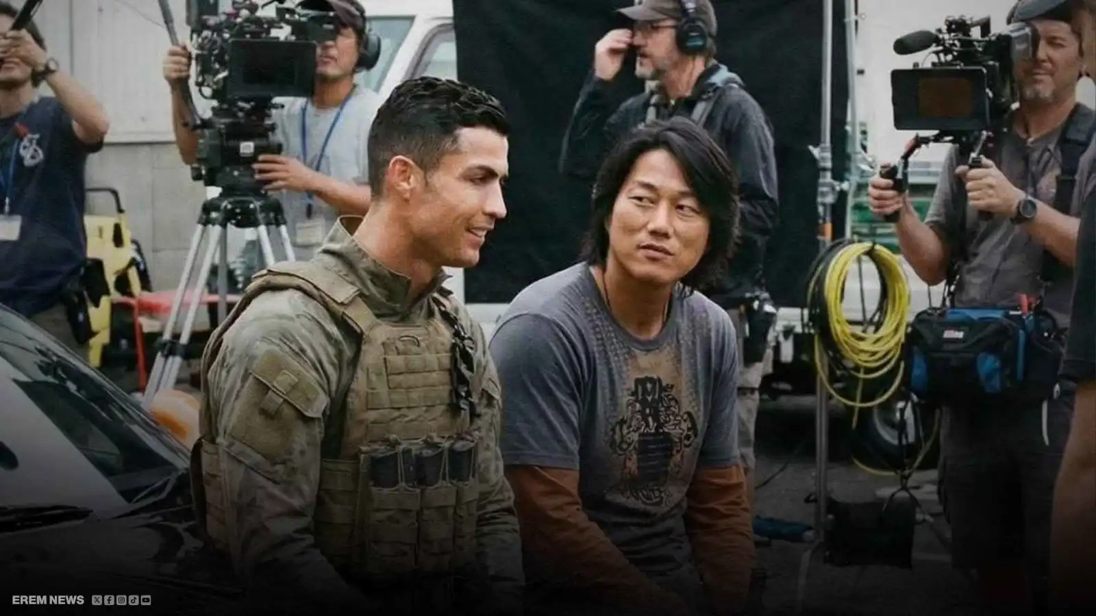 لقطات من موقع التصوير .. هل اقترب ظهور رونالدو بعالم التمثيل؟