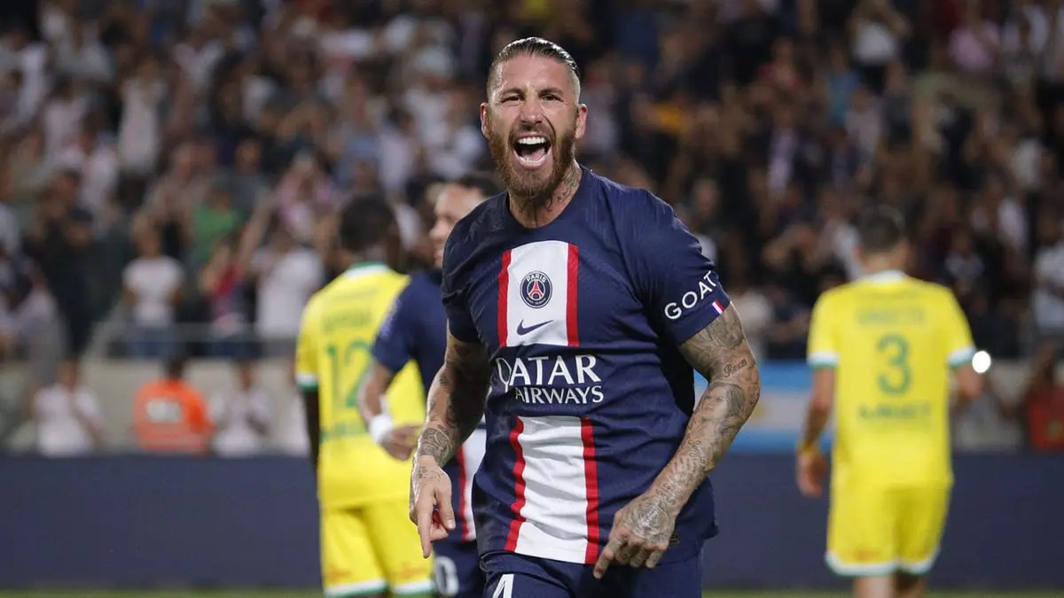 باريس سان جيرمان ضد نانت.. راموس يحرز هدفا رائعا بالكعب (فيديو)