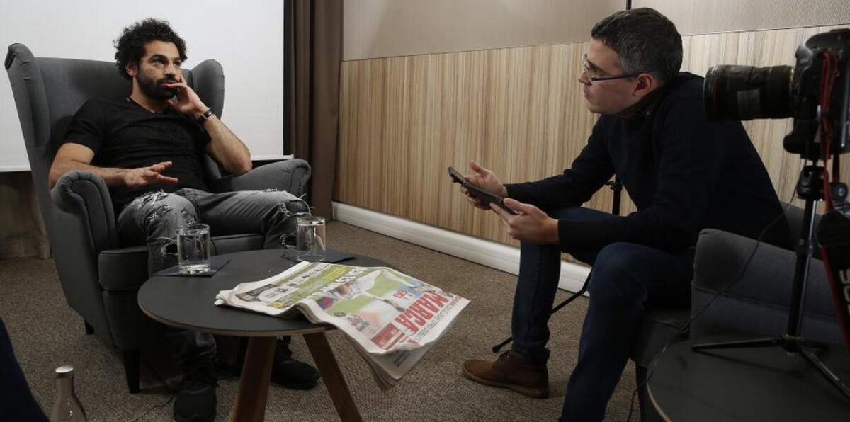 حوار.. محمد صلاح يتحدث عن الانتقال إلى ريال مدريد (صور)