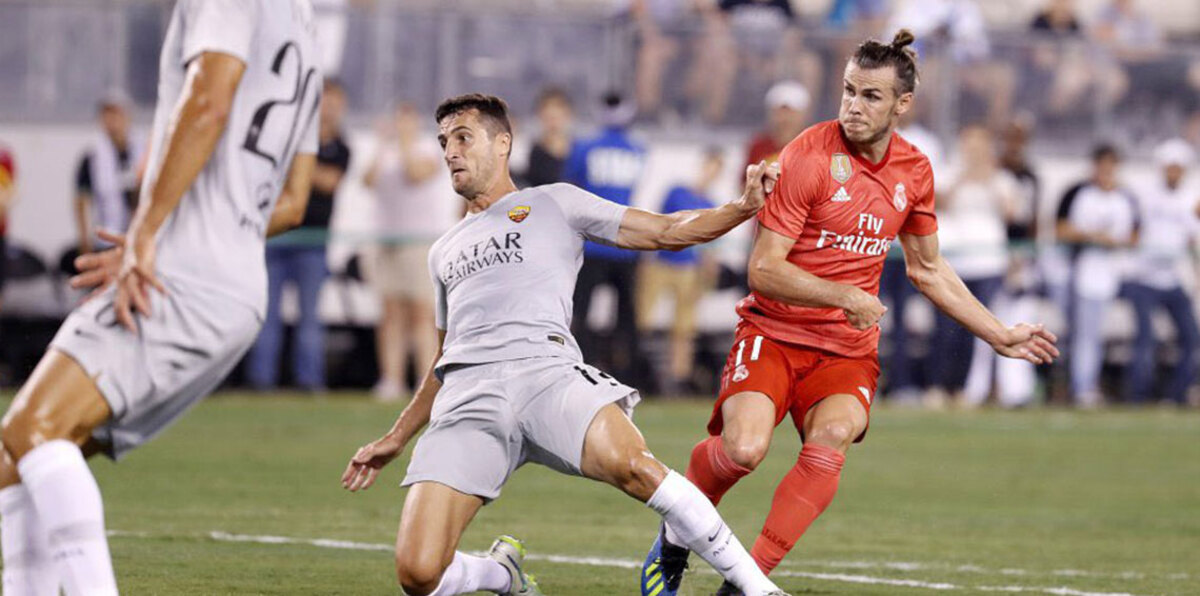 عاصفة رعدية كادت أن تفسد مباراة ريال مدريد ضد روما (فيديو)