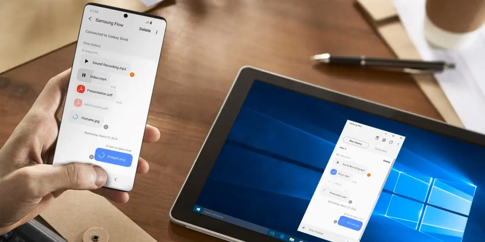 الربط بين أجهزة سامسونغ