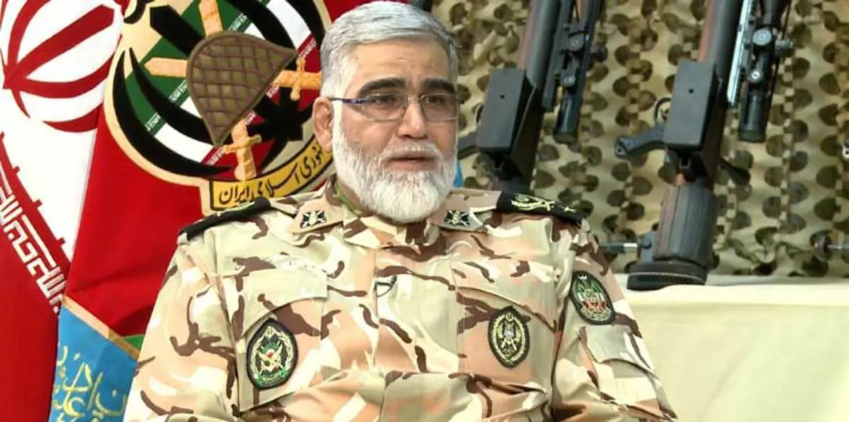 سرّ بكاء قائد القوات البرية في الجيش الإيراني (صورة)