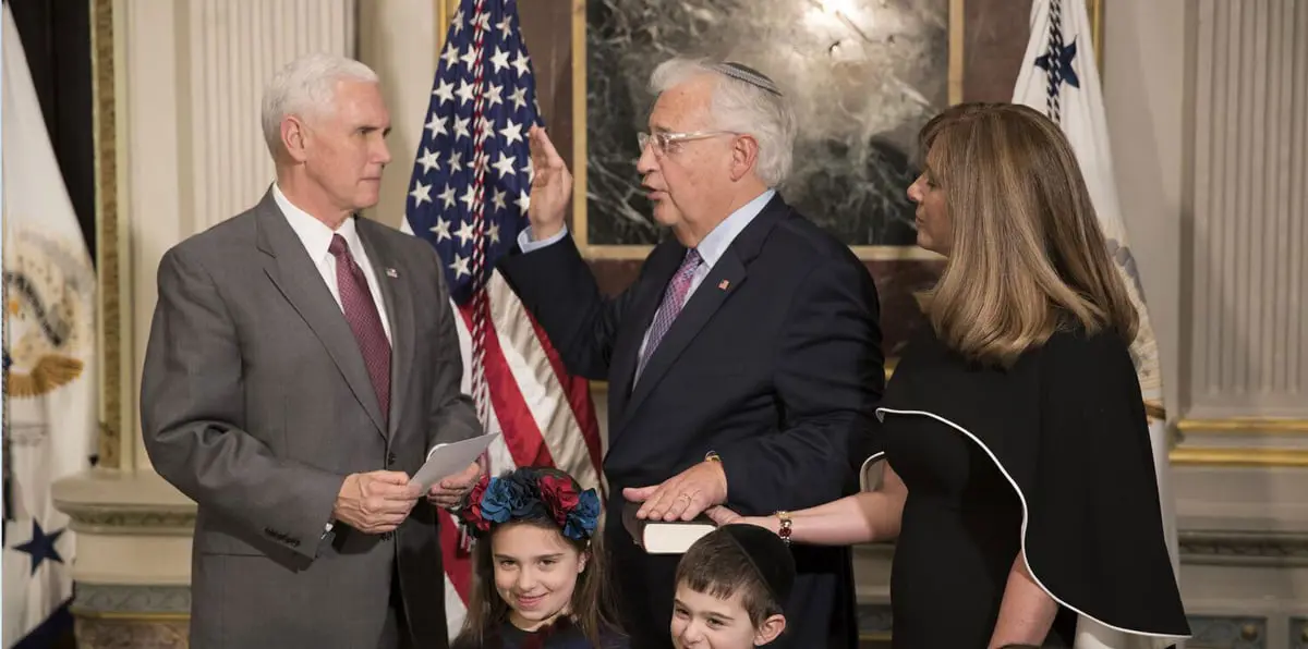 السفير الأمريكي بتل أبيب يكشف ملامح تسوية سياسية بين إسرائيل والسلطة الفلسطينية ستعلن خلال شهور