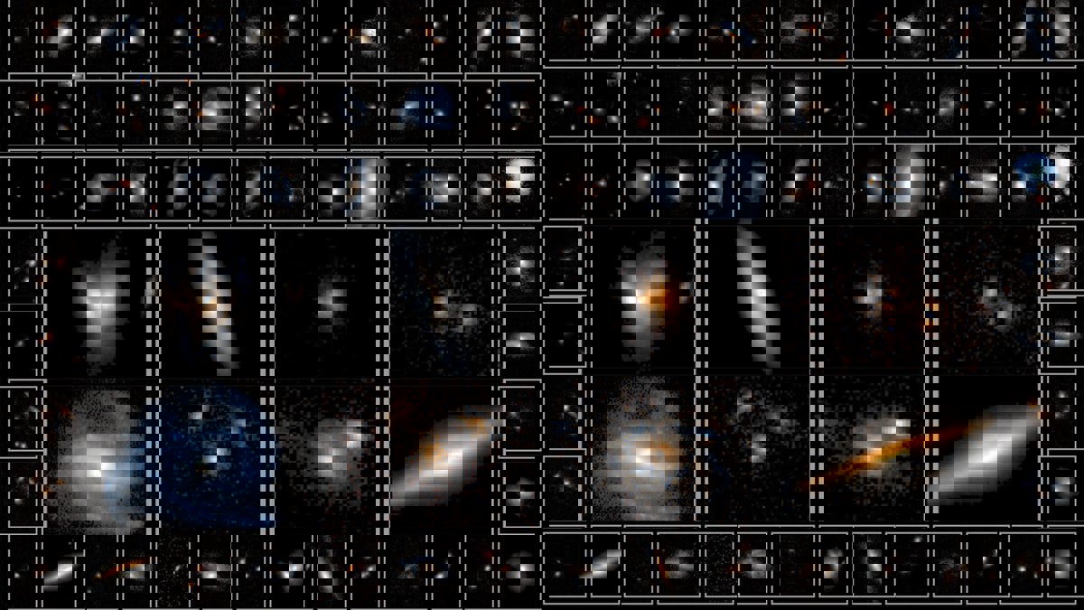 مسبار "هابل" ينشر أكبر صورة للمجرات