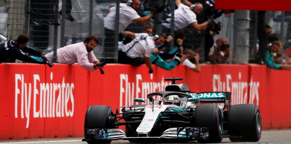 لويس هاميلتون يستعيد صدارة فورمولا 1 بفوز في سباق جائزة ألمانيا الكبرى (فيديو)