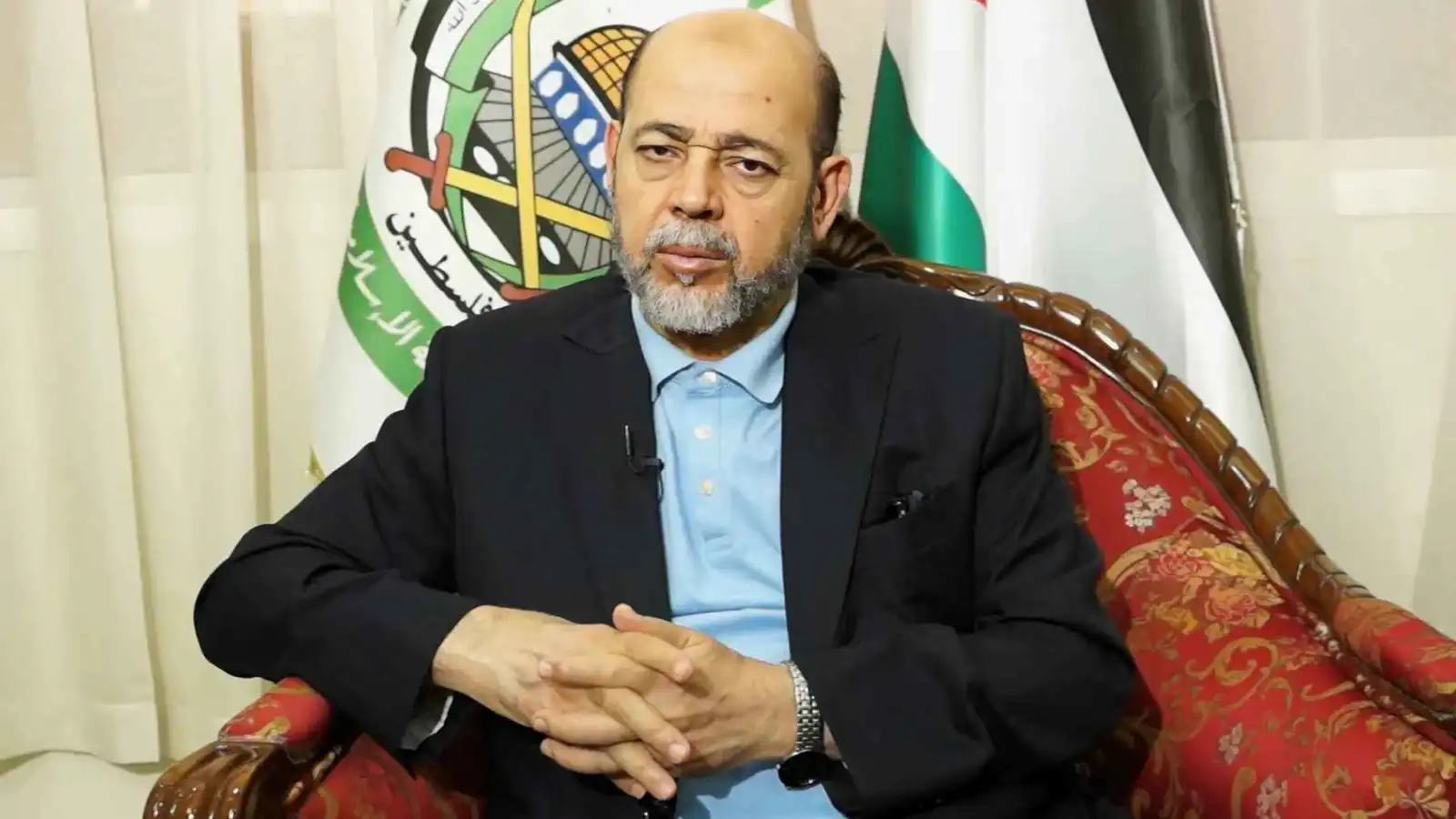 شتم المذيع.. أبو مرزوق ينسحب على الهواء بسبب هجوم 7 أكتوبر (فيديو)