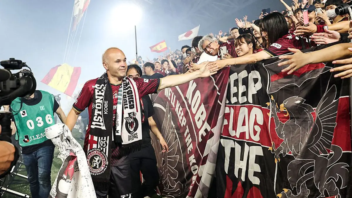 إنيستا يتحدث عن خطوته المقبلة بعد رحيله عن فيسيل كوبي الياباني