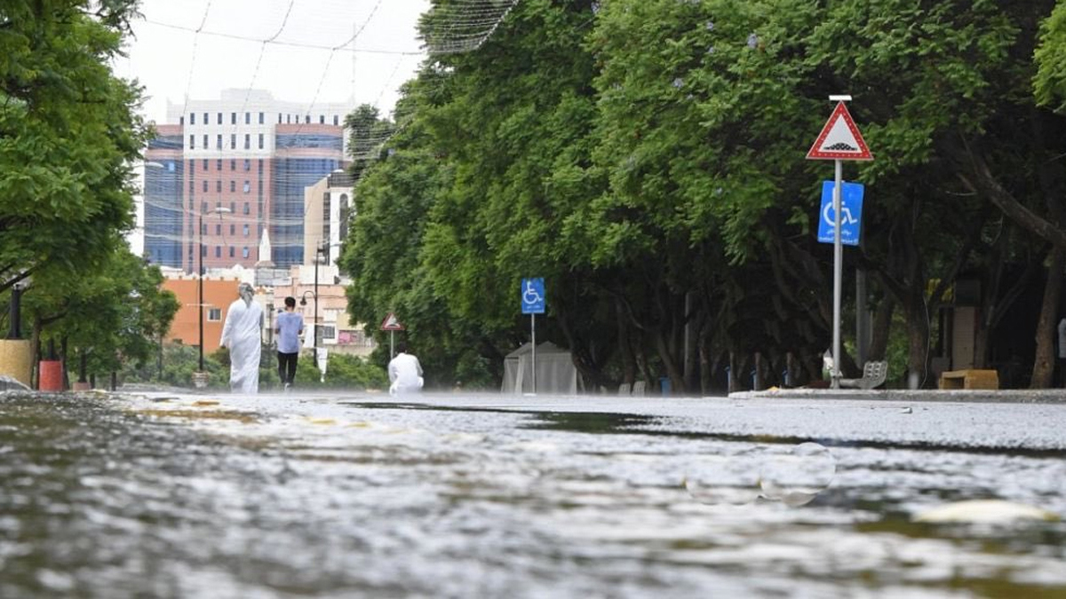 السعودية..  أمطار عسير تواصل الهطول وسط تحذيرات الدفاع المدني (صور)