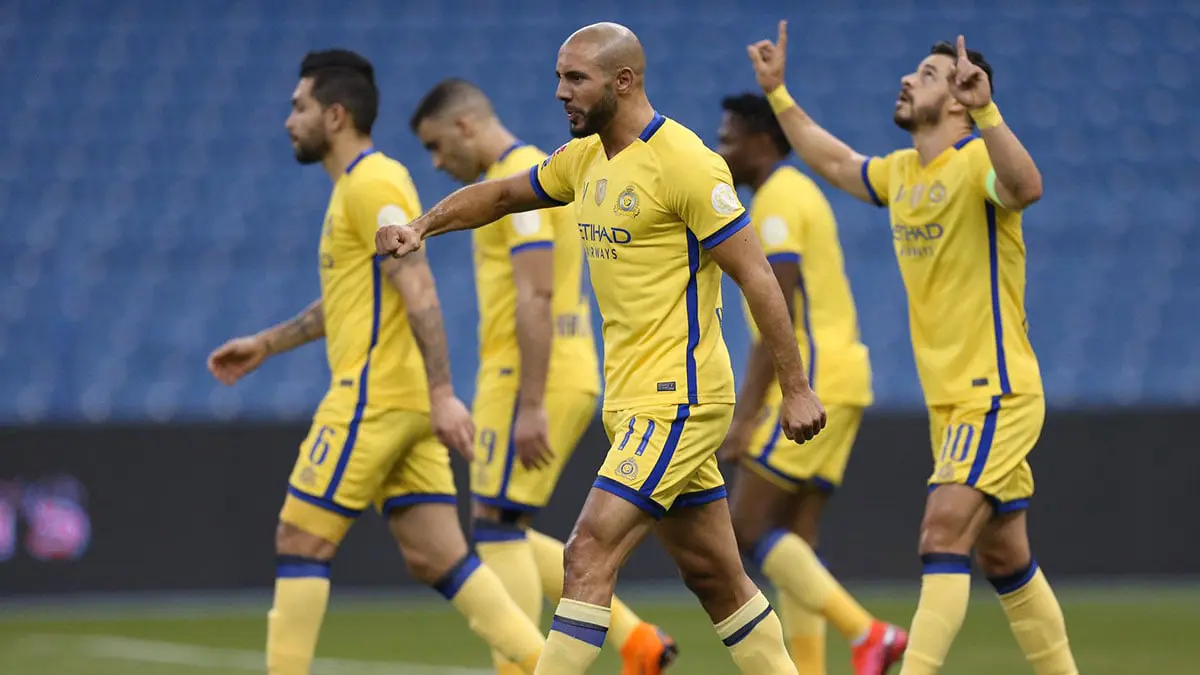 نادي النصر يكتسح العدالة بسداسية في الدوري السعودي (فيديو)