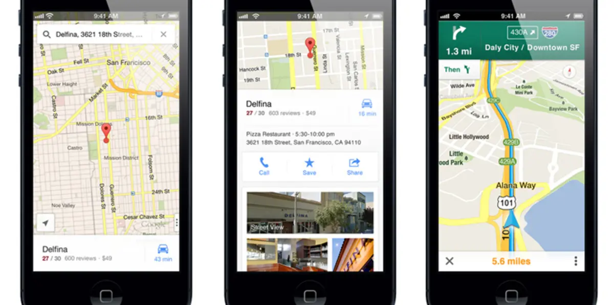 جوجل توفر الملاحة بدون اتصال الإنترنت لأجهزة أبل‎