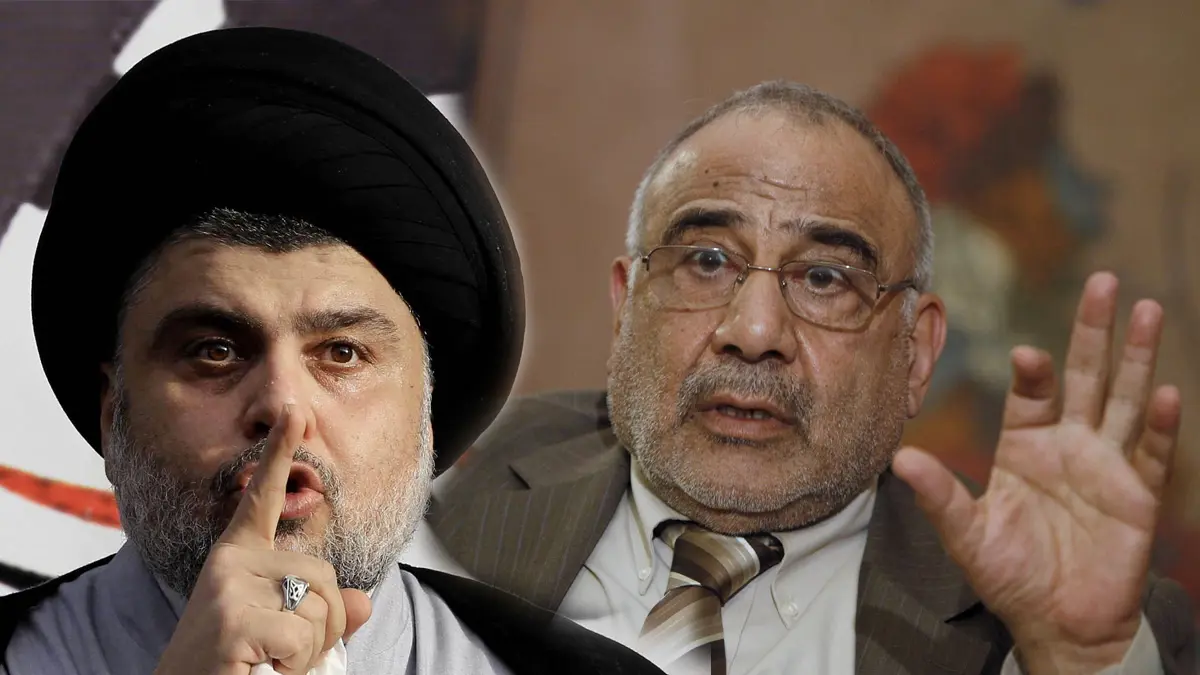 العراق.. عادل عبدالمهدي يحتمي بالحشد الشعبي من مقتدى الصدر‎