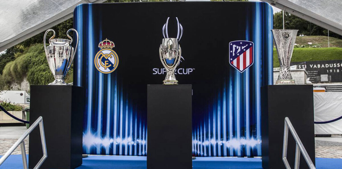 القنوات الناقلة لمباراة ريال مدريد وأتلتيكو مدريد في السوبر الأوروبي والمعلقون