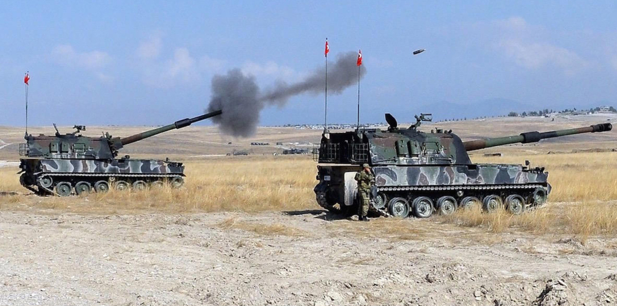 الجيش التركي يعلن قصف أهداف لمقاتلين أكراد في شمال سوريا