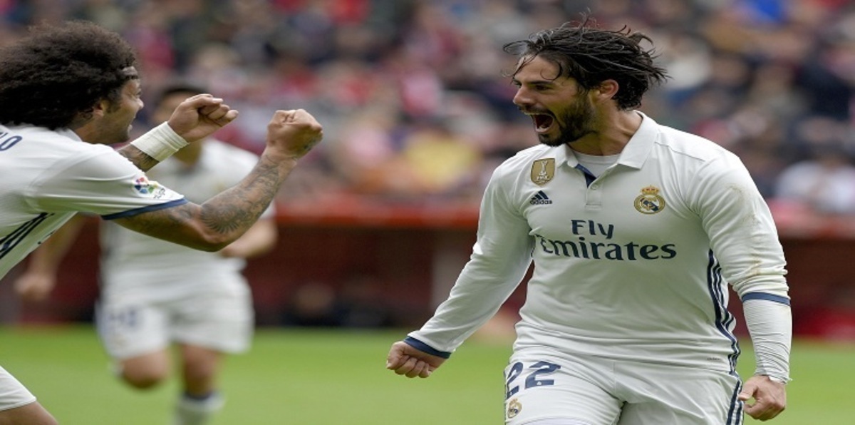 جماهير ريال مدريد تفضل إيسكو بديلًا لغاريث بيل أمام أتلتيكو مدريد