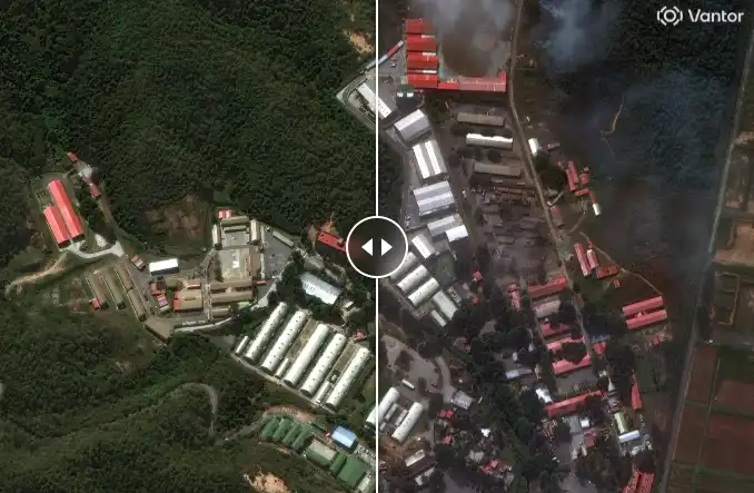 قبل وبعد الضربات الأمريكية