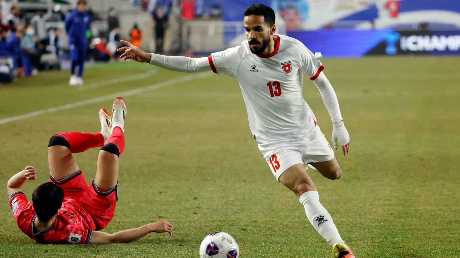 ملخص وأهداف ورجل مباراة الأردن ضد كوريا الجنوبية في تصفيات كأس العالم