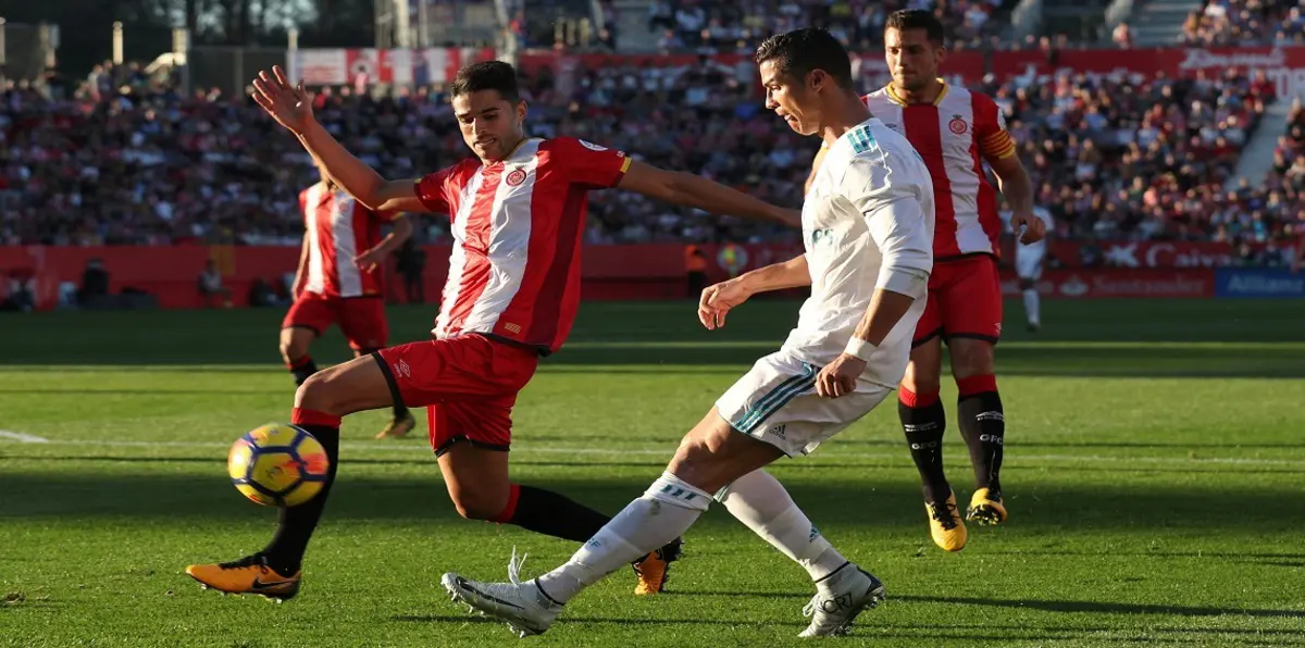 مباراة جيرونا وريال مدريد.. الفريق الكتالوني يتقدم بهدفين رائعين (فيديو)