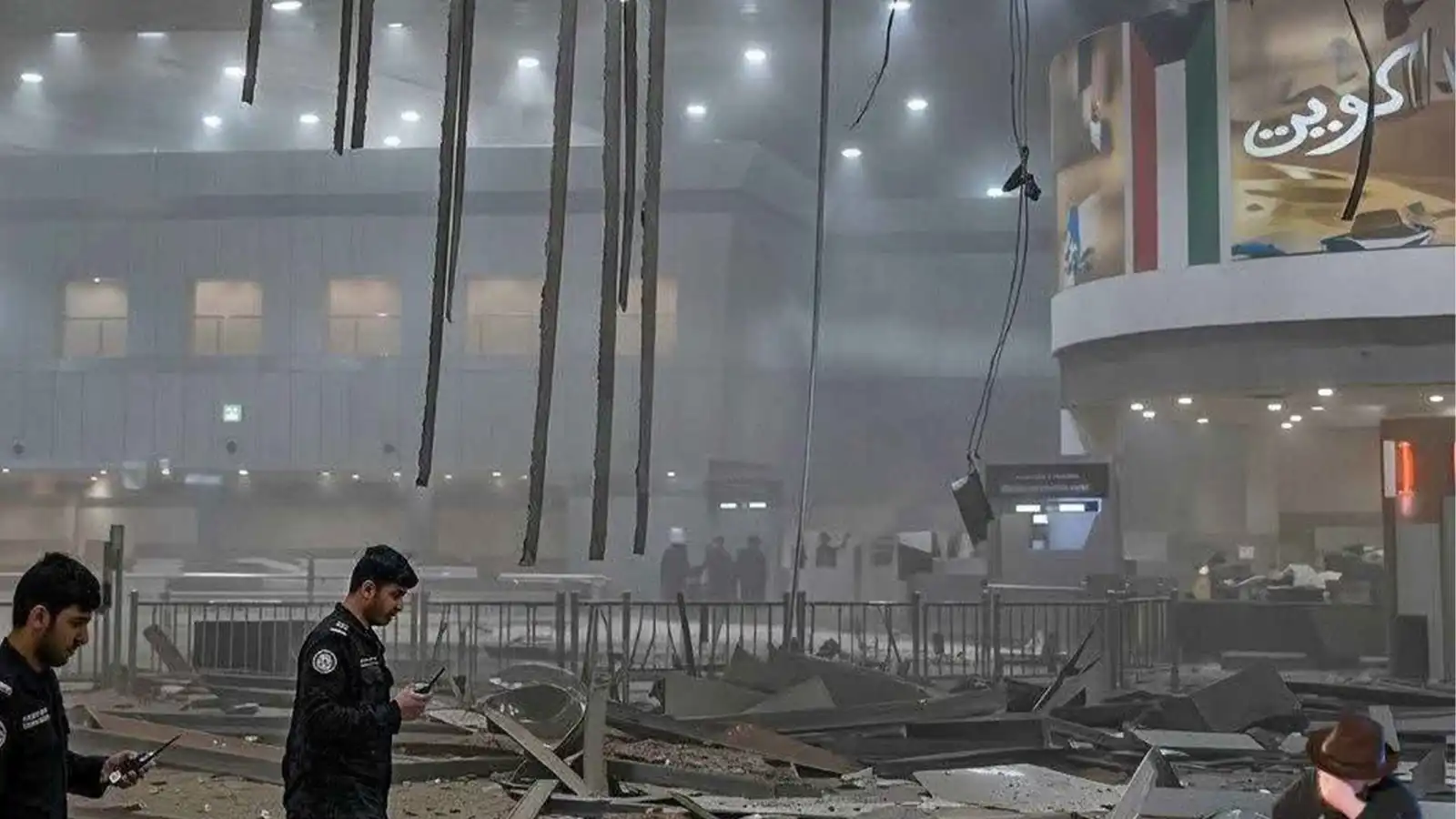 السيطرة على حريق خزانات وقود مطار الكويت الدولي