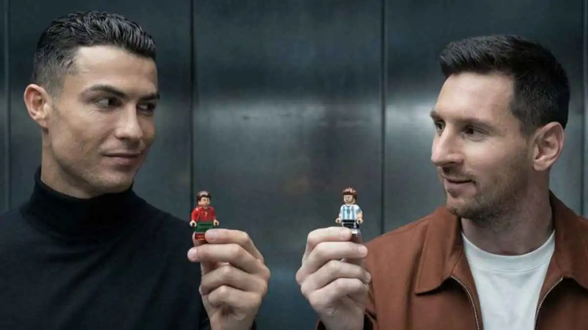 أرقام خرافية.. كم بلغ أجر كريستيانو رونالدو وميسي للظهور في إعلان "ليغو"؟
